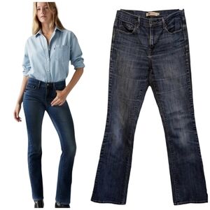 LEVIS 515 Bootcut Jeans Tall Stretch Denim 10 Medium Blue 30x33